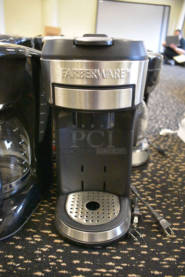 5 Various Coffee Machines w/ 4 Coffee Pots. Includes 6.5x9.5x13. 5 Times Your Bid! (room 204)  - Image 2 of 5