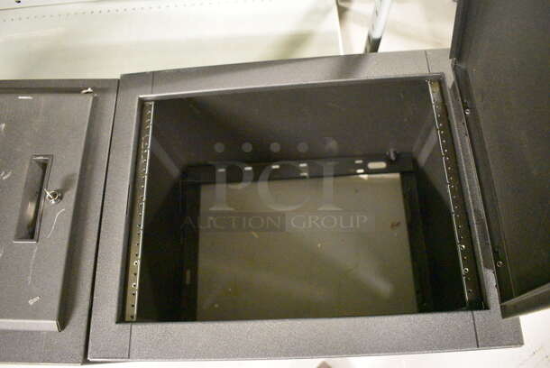 2 Black Metal Boxes. 18x18x22.5. 2 Times Your Bid! (south basement 012) - Image 4 of 4