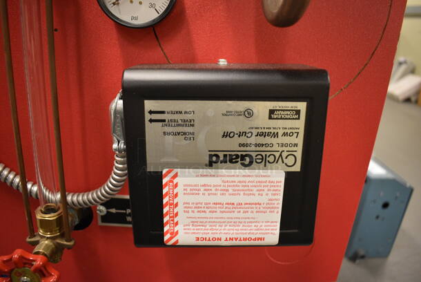 Crown Model BSI103SNPZZPSU Metal Steam Boiler. 85,000 BTU. 21x28x48. (north basement 004) - Image 4 of 10