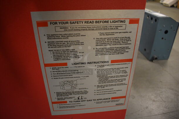 Crown Model BSI103SNPZZPSU Metal Steam Boiler. 85,000 BTU. 21x28x48. (north basement 004) - Image 5 of 10