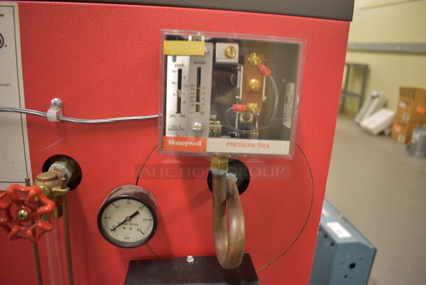 Crown Model BSI103SNPZZPSU Metal Steam Boiler. 85,000 BTU. 21x28x48. (north basement 004) - Image 6 of 10