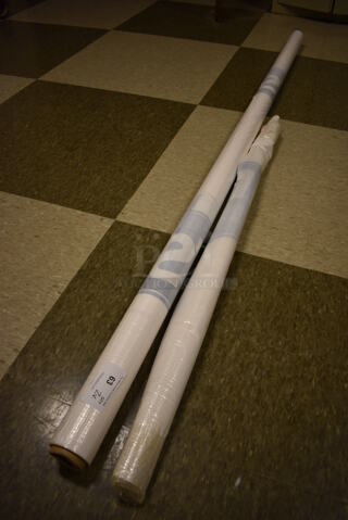 ALL ONE MONEY! Lot of 2 Rolls. 108", 58". (room 103)