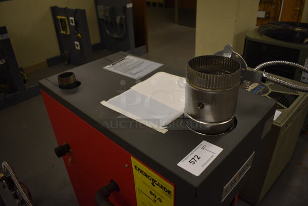 Crown Model BSI103SNPZZPSU Metal Steam Boiler. 85,000 BTU. 21x28x48. (north basement 004) - Image 9 of 10
