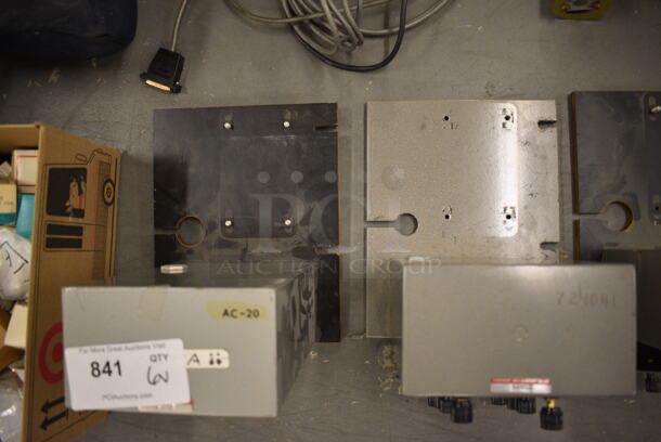 6 Hampden Model SPM-100 Metal Split Phase Motors. 1 Box Empty. 9.5x12x11. 6 Times Your Bid! (south basement 019) - Image 5 of 7