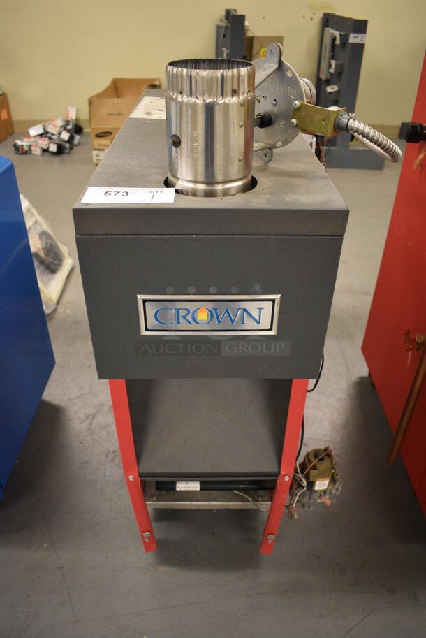 Crown Model AWI061SNST1PSUU Metal Low Pressure Boiler. 61,000 BTU. 16x28x39. (north basement 004) - Image 2 of 9