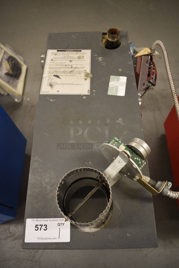 Crown Model AWI061SNST1PSUU Metal Low Pressure Boiler. 61,000 BTU. 16x28x39. (north basement 004) - Image 4 of 9