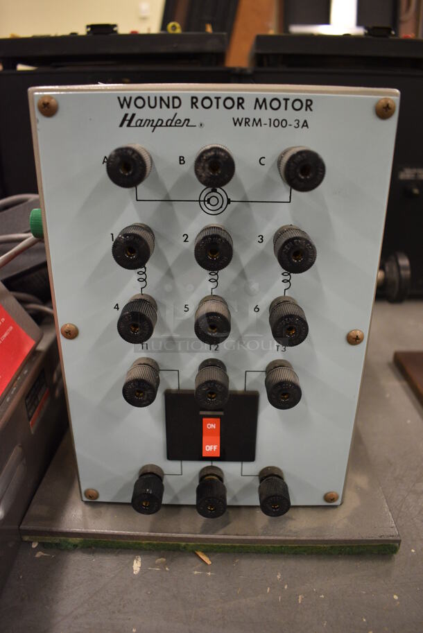 Hampden Model WRM-100-3A Metal Wound Rotor Motor. 11x14x11. (south basement 019) - Image 2 of 5
