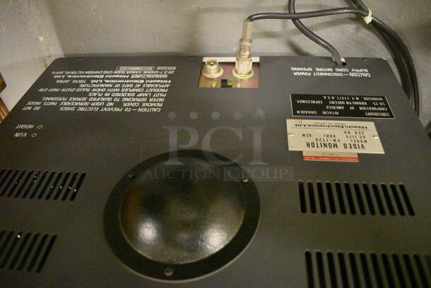 Hitachi Model VM-172U Video Monitor. 16x12x16. (south basement 012) - Image 5 of 5