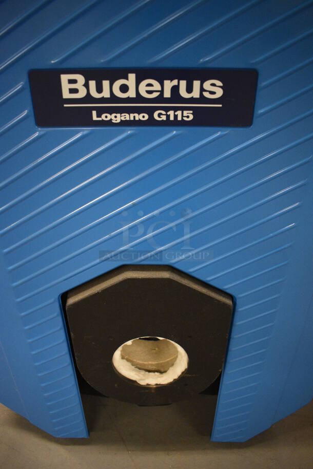 Buderus Logano Model G115/3 Gas Powered Boiler. 24x21x30. (north basement 004) - Image 6 of 12