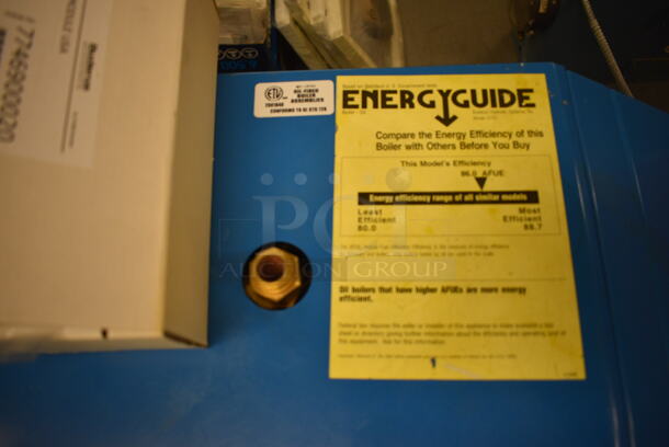 Buderus Logano Model G115/3 Gas Powered Boiler. 24x21x30. (north basement 004) - Image 8 of 12