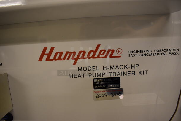 Hampden Mdoel H-MACK-HP Metal Floor Style Heat Pump Trainer on Commercial Casters. 24x30x76. (north basement 004) - Image 5 of 11