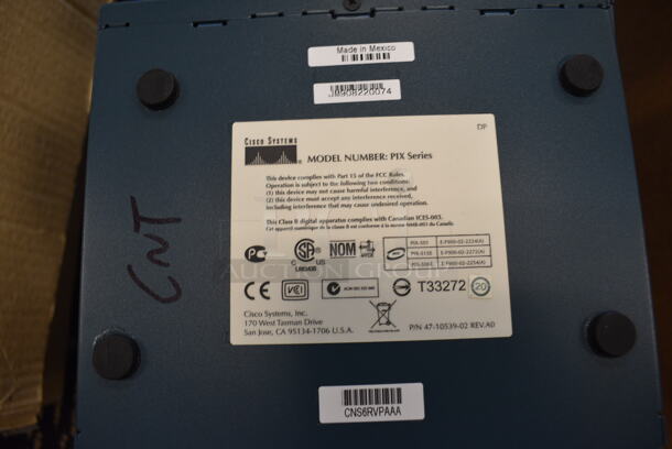 14 Cisco Systems Cisco Pix 501 Firewalls. 6.5x5.5x1. 14 Times Your Bid! (room 204) - Image 3 of 5
