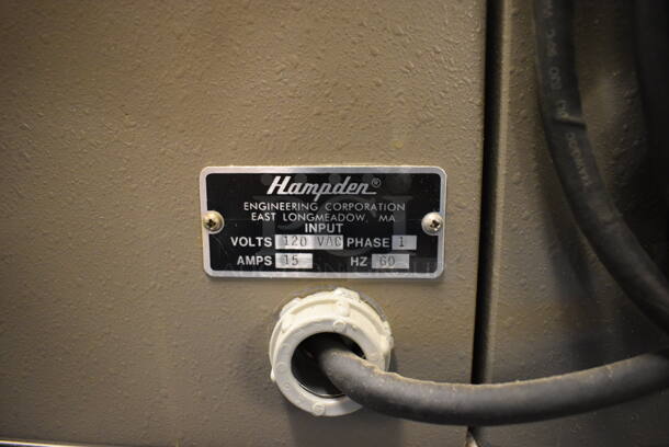 Hampden Mdoel H-MACK-HP Metal Floor Style Heat Pump Trainer on Commercial Casters. 24x30x76. (north basement 004) - Image 9 of 11