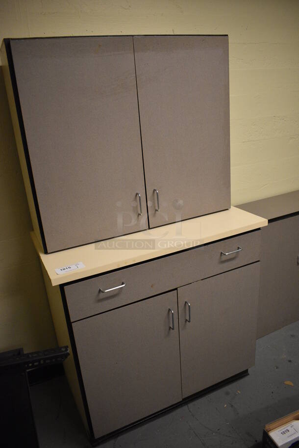 Gray Unit w/ Drawer and 4 Doors. 37.5x21x67. (south basement 024) - Image 2 of 4