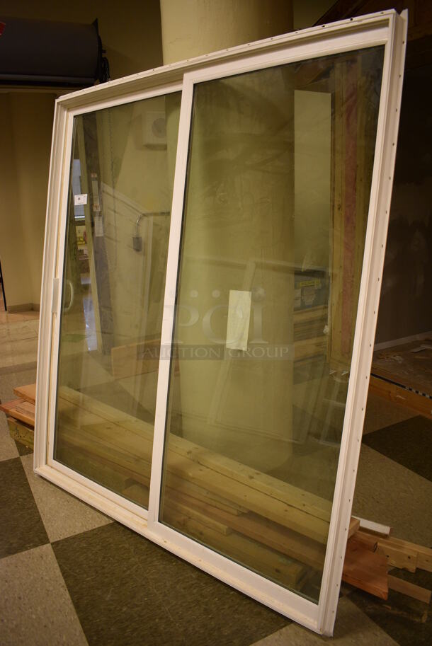 Pella Glass Sliding Door. 74x5x82. (room 103) - Image 2 of 4