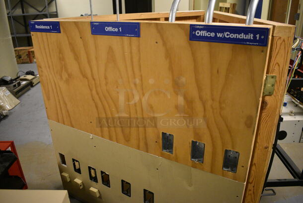 Triangle Wooden Unit. 48x48x48. (south basement 012) - Image 4 of 5