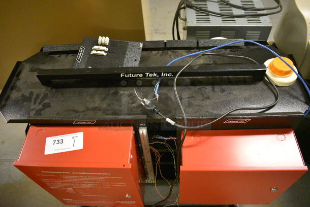 Future Tek Red and Black Metal Commercial Fire Control Communicator. 36x19x23. (south basement 012) - Image 3 of 6