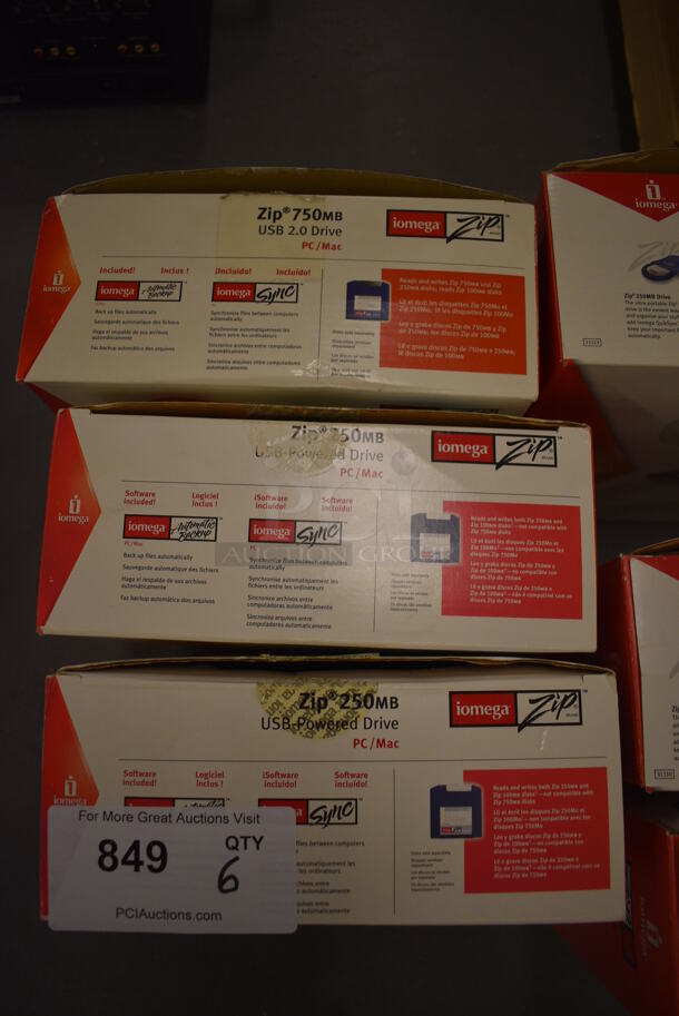 6 BRAND NEW IN BOX! Zip 250 MB External Disk Drive. 6 Times Your Bid! (south basement 019) - Image 3 of 6
