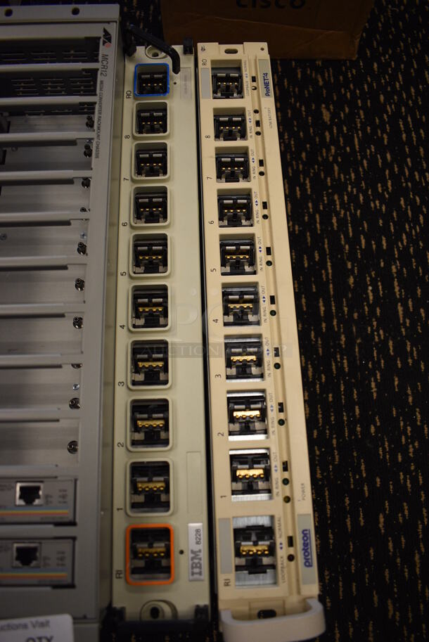 3 Various Units; IBM 8228, Proteon and  Allied Telesyn Ethernet Switches. Includes 19x5x9. 3 Times Your Bid! (room 204) - Image 3 of 5