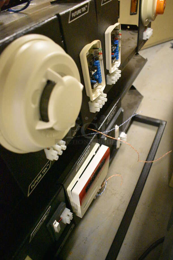 Future Tek Red and Black Metal Commercial Fire Control Communicator. 36x19x23. (south basement 012) - Image 6 of 6