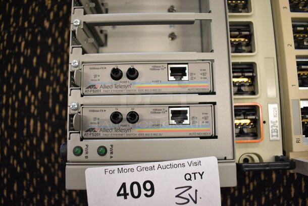 3 Various Units; IBM 8228, Proteon and  Allied Telesyn Ethernet Switches. Includes 19x5x9. 3 Times Your Bid! (room 204) - Image 5 of 5