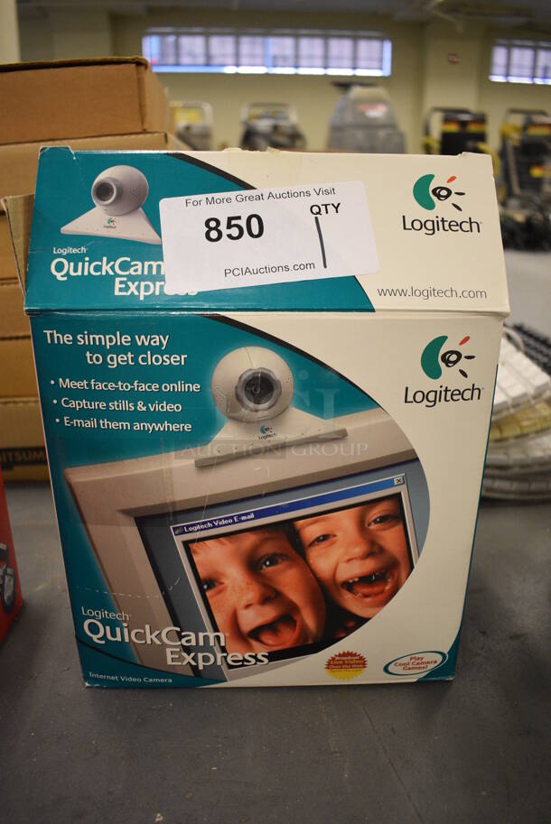 IN ORIGINAL BOX! Logitech Camera. 4x4x3. (south basement 019)