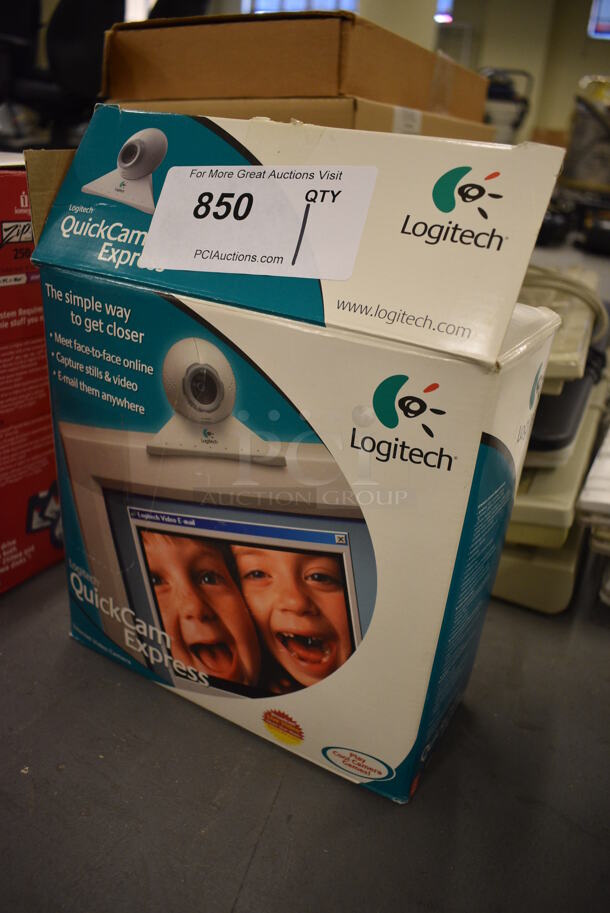 IN ORIGINAL BOX! Logitech Camera. 4x4x3. (south basement 019) - Image 2 of 2
