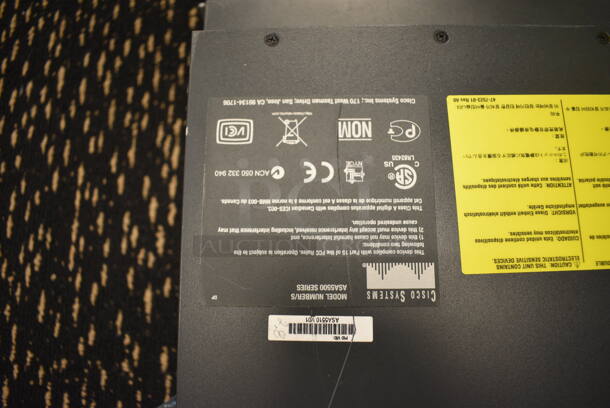4 Cisco System Units; Catalyst 3560-E Series, Cisco ASA 5510 Series, Catalyst 2950 and Cisco 2600. Includes 19x16x2. 4 Times Your Bid! (room 204) - Image 6 of 8