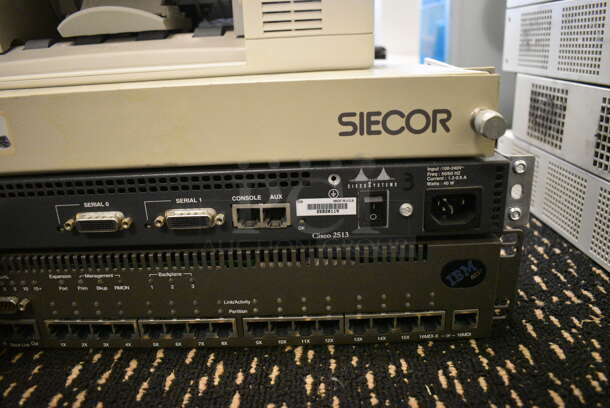 4 Various Items; Printer, Siecor Fiber Optic, Cisco Systems Unit and IBM. Includes 13x9x4.5. 4 Times Your Bid! (room 204) - Image 5 of 7