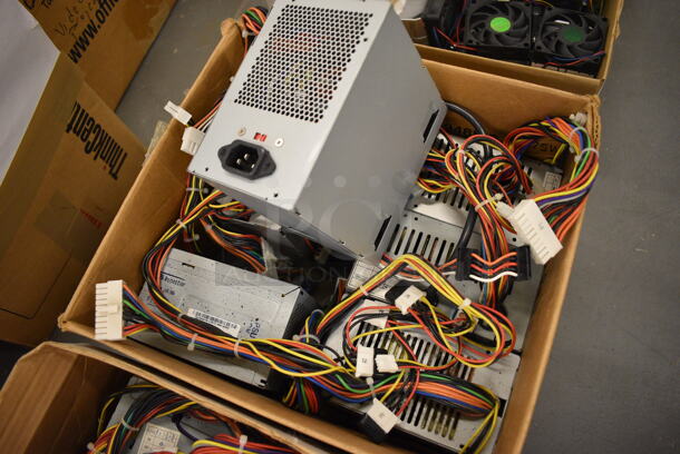 ALL ONE MONEY! Lot of 2 Boxes of Power Supplies! Includes 6x5.5x4. (south basement 019) - Image 4 of 6