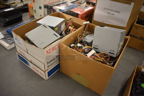 ALL ONE MONEY! Lot of 2 Boxes of Power Supplies! Includes 6x5.5x4. (south basement 019) - Image 6 of 6