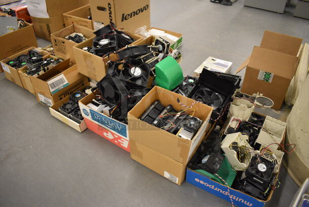 ALL ONE MONEY! Lot of Various Computer Fans and Parts! (south basement 019) - Image 5 of 5