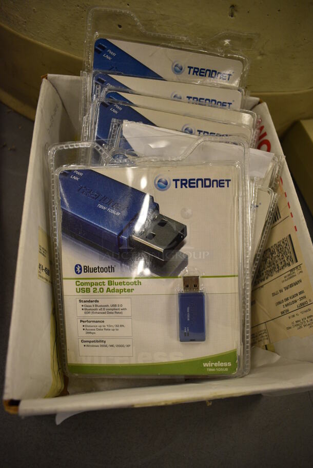 8 BRAND NEW! Trendnet Bluetooth USB Adapter. 8 Times Your Bid! (south basement 019)