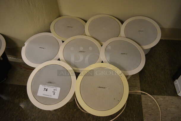 8 Bose Model 16 FreeSpace Ceiling Mount Loudspeakers. 9.5x9.5x6.5. 8 Times Your Bid! (room 105) - Image 1 of 6