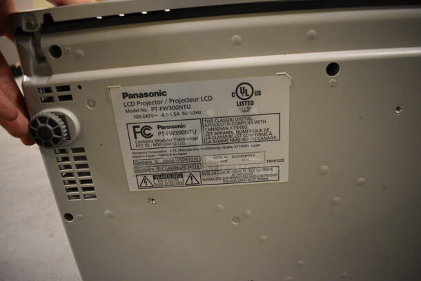 Panasonic Model PT-FW300NTU LCD Projector. 100-240 Volts, 1 Phase. 17x13x5. (south basement 024) - Image 5 of 5