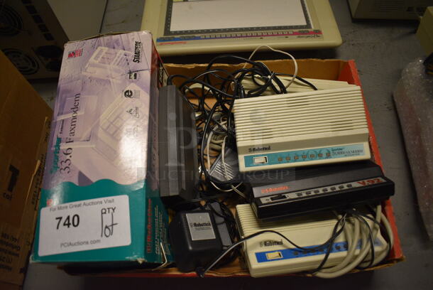 ALL ONE MONEY! Lot of Various Items Including Faxmodem! (south basement 012)