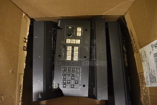 ALL ONE MONEY! Lot of 2 Boxes of Various Items Including Monitor and Extron Units! (south basement 024) - Image 3 of 6