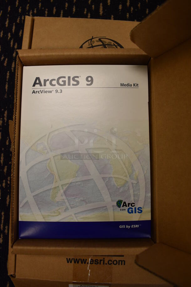 ALL ONE MONEY! Lot of 3 Boxes of ArcGIS 9 Media Kit! (room 204)