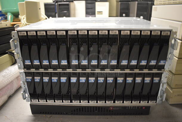 3 Various Rack Units Including Two EMC KTN-STL4 and One Contemporary Research. 19x15.5x5, 17x14x2. 3 Times Your Bid! (south basement 012)