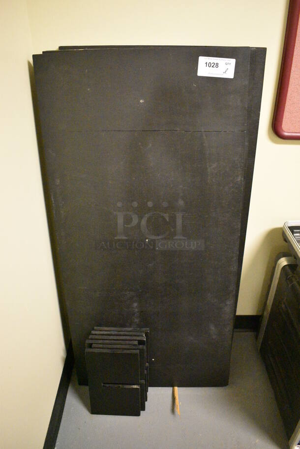 ALL ONE MONEY! Lot of Black Panels! Includes 48x24x1. (south basement 024) - Image 1 of 4