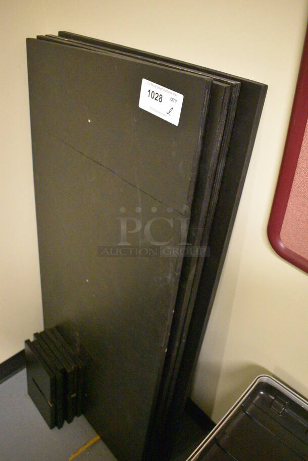ALL ONE MONEY! Lot of Black Panels! Includes 48x24x1. (south basement 024) - Image 4 of 4