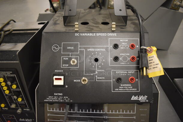 3 Various Items Including Lab Volt Power Supply, Lab Volt Computer Trainer and Lab Volt DC Variable Speed Drive. Includes 16.5x9.5x11.5. 3 Times Your Bid! (south basement 019) - Image 4 of 5