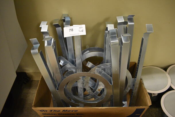 ALL ONE MONEY! Lot of Metal Ceiling Speaker Mounts! 25.5x14x1.5. (room 105) - Image 1 of 4