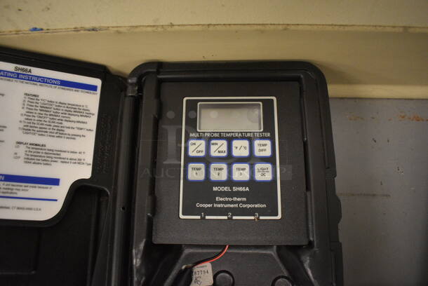 3 Electro-therm Model SH6A Multi Probe Temperature Tester in Hard Case. 9.5x6.5x3.5. 3 Times Your Bid! (north basement 004) - Image 4 of 7