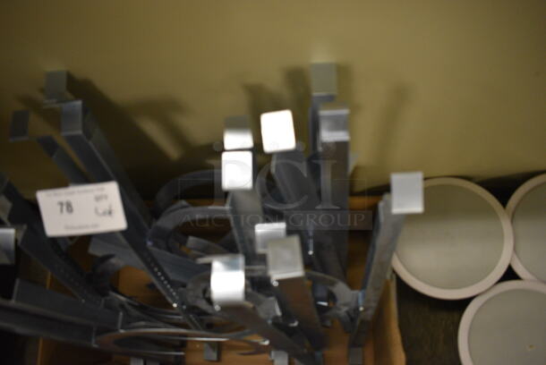 ALL ONE MONEY! Lot of Metal Ceiling Speaker Mounts! 25.5x14x1.5. (room 105) - Image 3 of 4