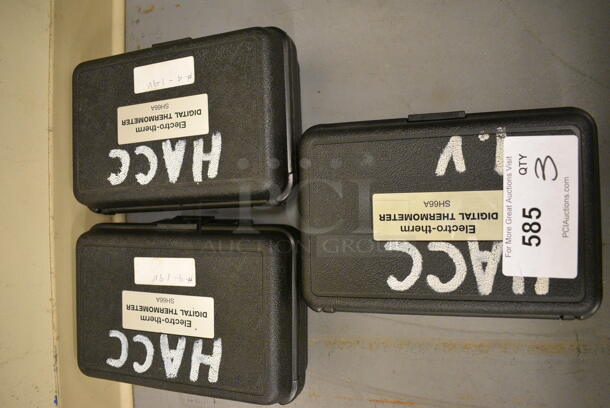 3 Electro-therm Model SH6A Multi Probe Temperature Tester in Hard Case. 9.5x6.5x3.5. 3 Times Your Bid! (north basement 004) - Image 6 of 7