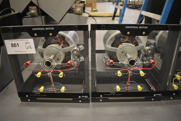 6 Various Lab Volt Units 2 Universal Motors, Electrodynamometer, Prony Brake, SCR Speed Control and Thyristor Speed Controller. Includes 11x16.5x12. 6 Times Your Bid! (south basement 019) - Image 2 of 6