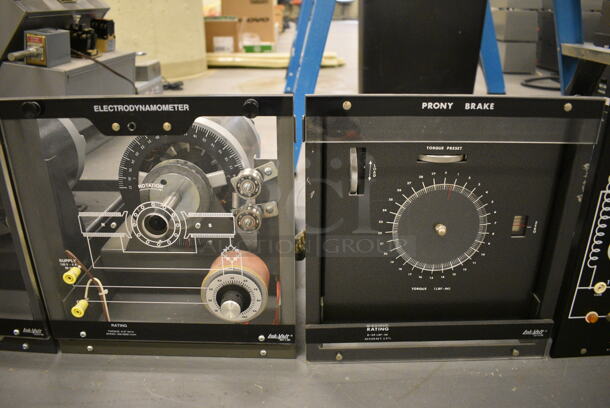 6 Various Lab Volt Units 2 Universal Motors, Electrodynamometer, Prony Brake, SCR Speed Control and Thyristor Speed Controller. Includes 11x16.5x12. 6 Times Your Bid! (south basement 019) - Image 3 of 6