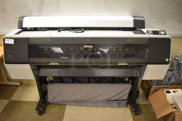 Epson Stylus Pro 9900 Metal Floor Style Large Format Printer. 73.5x26x48. (room 105)