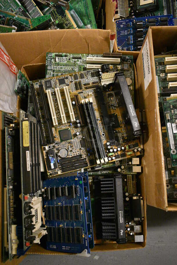 ALL ONE MONEY! Lot of 5 Boxes of Electronic Boards! (south basement 012) - Image 3 of 6
